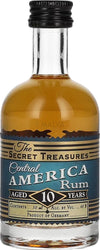 The Secret Treasures 10 Years Old Central America Rum 40% Vol. 0,05l (Mini)