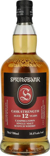 Springbank 12 Years Old CASK STRENGTH Campbeltown Single Malt Scotch Whisky 56,6% Vol. 0,7l