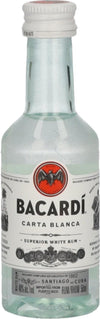 Bacardi Ron Carta Blanca Superior PET (mini) 40% Vol. 0,05l