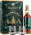 Amrut BAGHEERA Indian Single Malt Whisky Sherry Cask Finish 46% Vol. 0,7l in Giftbox with 2 glasses