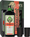 Jägermeister TRAVELLERS' EXCLUSIVE 35% Vol. 1,75l in Giftbox with 2 Shotglasses and Pump