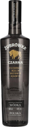 Žubrowka BLACK (CZARNA) Vodka 40% Vol. 0,5l