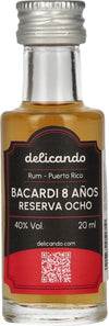 Bacardi 8 Años RESERVA OCHO Rare Gold Rum 40% Vol. 0,02l