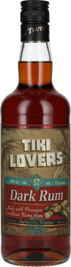 Tiki Lovers Dark Rum Finest Caribbean Blend 57% Vol. 0,7l