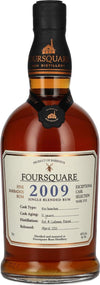 Foursquare 12 Years Old Single Blended Rum 2009 60% Vol. 0,7l