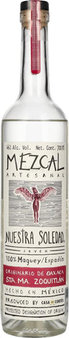 Nuestra Soledad Mezcal Joven Santa María Zoquitlán 46% Vol. 0,7l