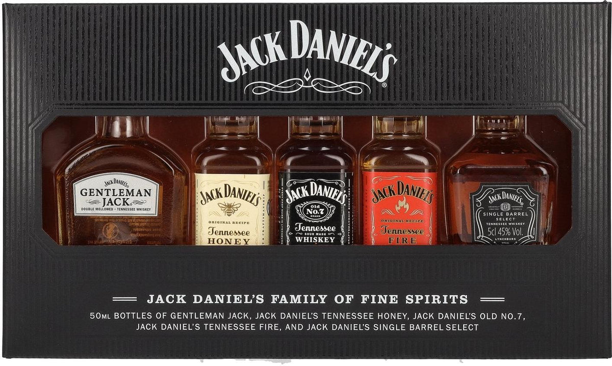Jack Daniel's FAMILY OF FINE SPIRITS 5x0,05l @Malva