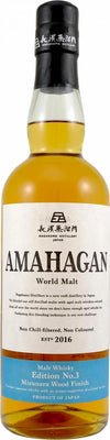 Amahagan Edition No.3 MIZUNARA WOOD Finish 47% Vol. 0,7l in Giftbox