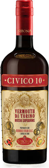 Sibona Civico 10 Vermouth Di Torino Rosso Superiore 18% Vol. 0,75l