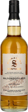 Signatory Vintage MILTONDUFF 8 Years Old 100 Proof Edition #24 Single Malt 2015 57,1% Vol. 0,7l
