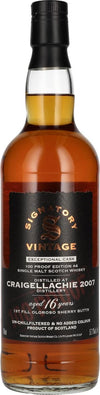 Signatory Vintage 100 Proof Edition CRAIGELLACHIE 16 Years Old Exceptional Cask #4 2007 57,1% Vol. 0,7l