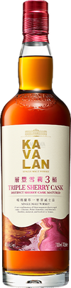 Kavalan TRIPLE SHERRY CASK Single Malt Whisky 40% Vol. 0,7l in Giftbox