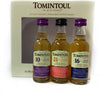 Tomintoul TRIPLE PACK (10 YO, 21 YO, 16 YO) 40% Vol. 3x0,05l