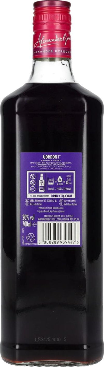 Gordon's Shimmer Berry Gin Liqueur Limited Edition 20% Vol. 0,7l