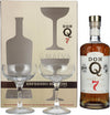 Don Q Reserva 7 Añejo Rum 40% Vol. 0,7l in Giftbox with 2 glasses