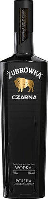 Zubrowka BLACK (CZARNA) Vodka 40% Vol. 0,5l