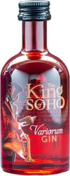 King of Soho Variorum Pink Strawberry Gin 37,5% Vol. 0,05l (Mini)