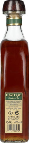 Elijah Craig Kentucky Straight Rye Whiskey 94 Proof 47% Vol. 0,7l
