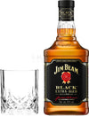 Jim Beam BLACK Extra-Aged Bourbon 43% Vol. 0,7l in Giftbox with glass