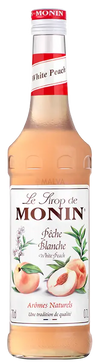 Le Sirop de MONIN WHITE PEACH / PECHE BLANCHE 0,7l