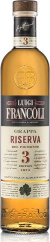Luigi Francoli Grappa Reserve 3 Years 41,5% Vol. 0,7l