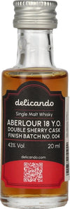 Aberlour 18 Years Old Double Sherry Cask Finish Batch No. 004 43% Vol. 0,02l