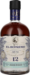 El Supremo 12 Year Old OAK CASK Rum 40% Vol. 0,7l