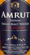 Amrut CASK STRENGTH 61,8% Vol. 0,7l in Tinbox
