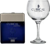 Cubical Ultra Premium London Dry Gin 45% Vol. 0,7l with glass