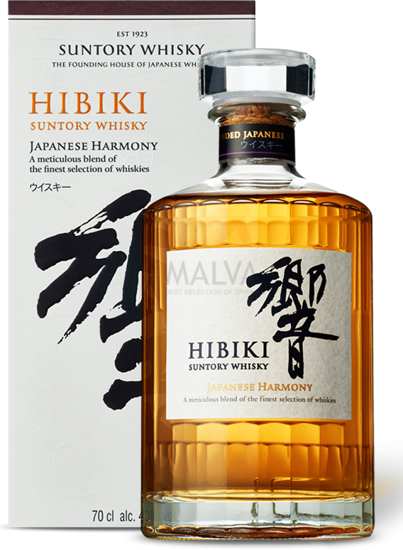 Suntory Hibiki Japanese Harmony 43% Vol. 0,7l in Giftbox– Malva