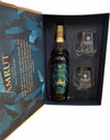 Amrut BAGHEERA Indian Single Malt Whisky Sherry Cask Finish 46% Vol. 0,7l in Giftbox with 2 glasses