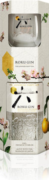 Roku Gin The Japanese Craft Gin 43% Vol. 0,7l in Giftbox with glass