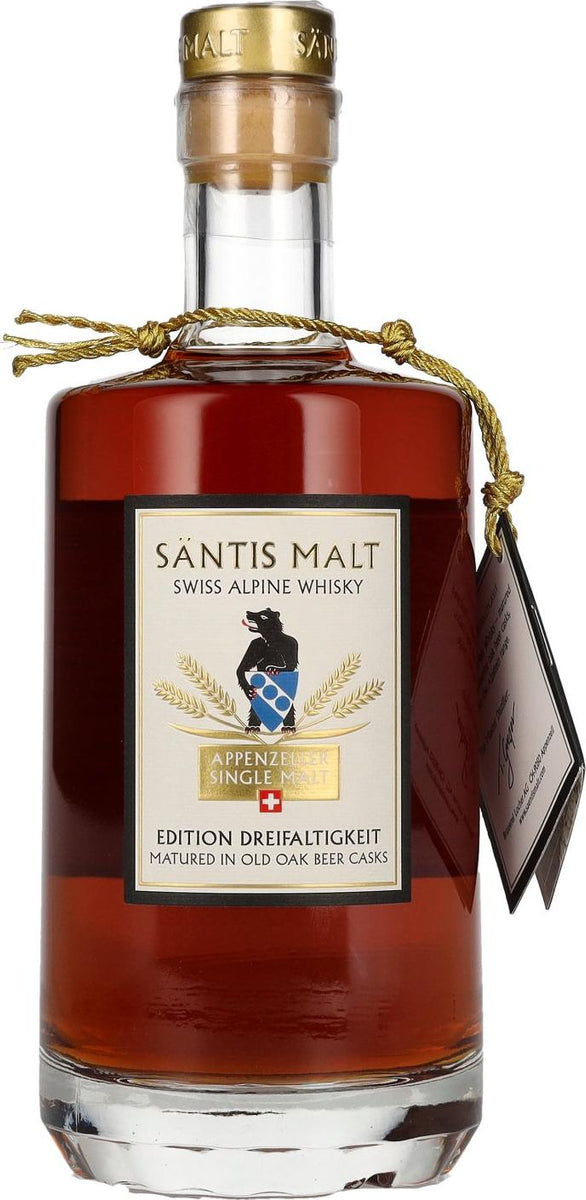 Säntis Malt Appenzeller Single Malt Swiss Alpine Whisky EDITION  DREIFALTIGKEIT 52% Vol. 0,5l @Malva