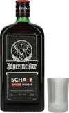 Jägermeister SCHARF SPICED Ginger 33% Vol. 0,7l with Shotglas