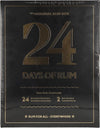 1423 S.B.S 24 DAYS OF RUM The Original Rum Box Black Edition 41,3% Vol. 24x0,02l in Giftbox with 2 Nosing glasses