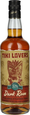 Tiki Lovers Dark Rum Finest Caribbean Blend 57% Vol. 0,7l
