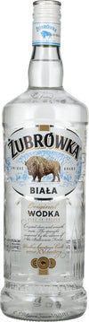Žubrowka WHITE (BIAŁA) Vodka 40% Vol. 1l