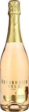 Österreich Gold Rosé with 23 Karat Blattgold 9,5% Vol. 0,75l