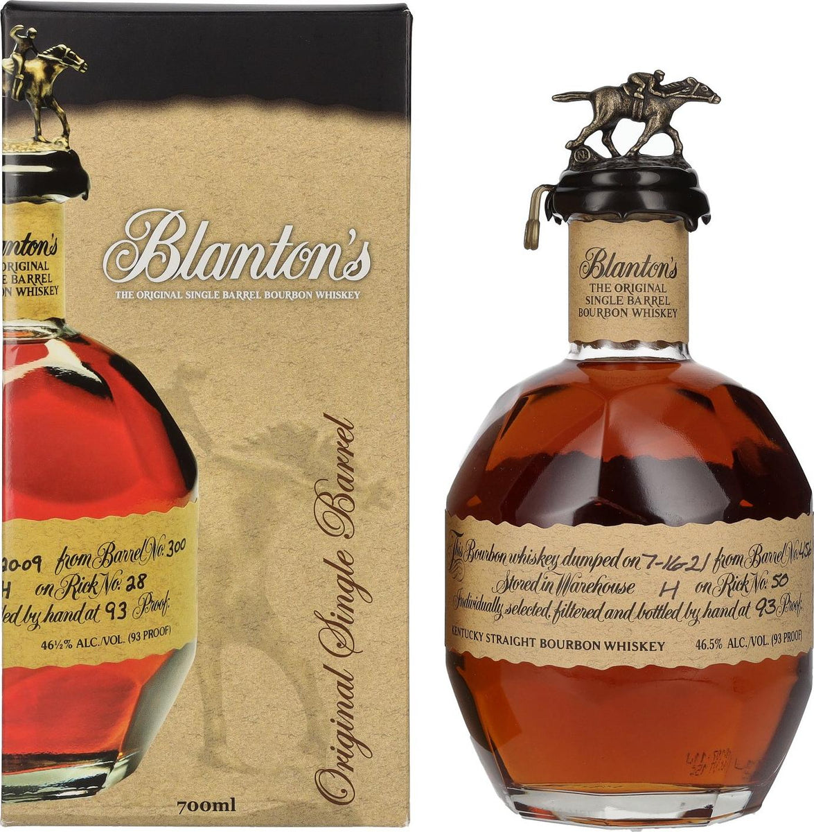 Blanton's The Original Single Barrel Bourbon Whiskey 46,5% Vol. 0