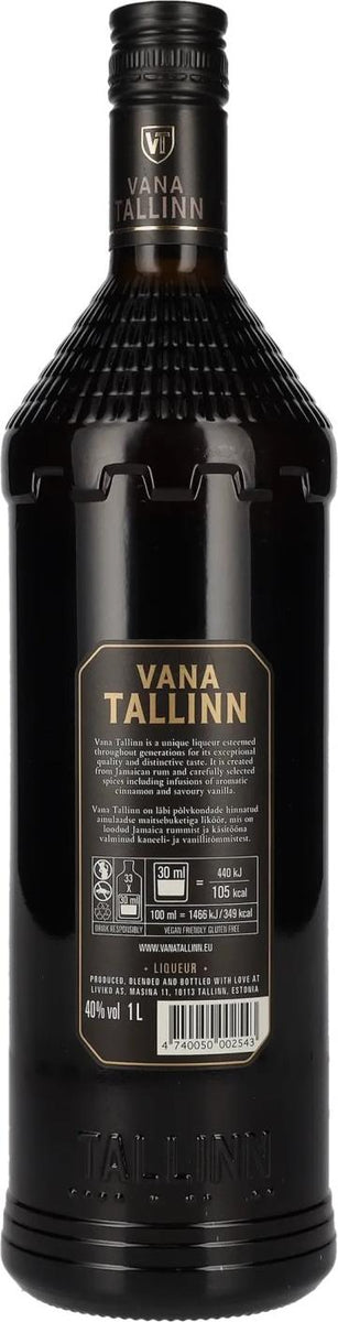 Vana Tallinn Autenthic Estonian Liqueur 40% Vol. 1l– Malva