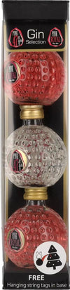 Pink 47 Pink Royal Dry Gin & Pink 47 London Dry Gin Christmas Baubles 42,3% Vol. 3x0,05l in Giftbox