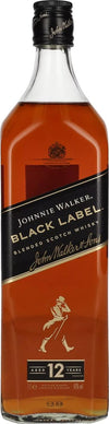 Johnnie Walker BLACK LABEL 12 Years Old Blended Scotch Whisky 40% Vol. 1l
