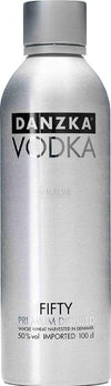 Danzka Vodka FIFTY Premium Distilled 50% Vol. 1l