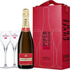 Piper-Heidsieck CUVÉE BRUT Champagne 12% Vol. 0,75l in Giftbox with 2 glasses