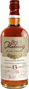 Rum Malecon 13 Years Old RARE PROOF 2006 50,5% Vol. 0,7l in Wooden case