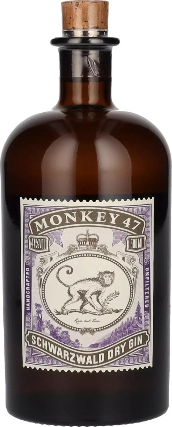 Monkey 47 Schwarzwald Dry Gin 47% Vol. 0,5l– Malva