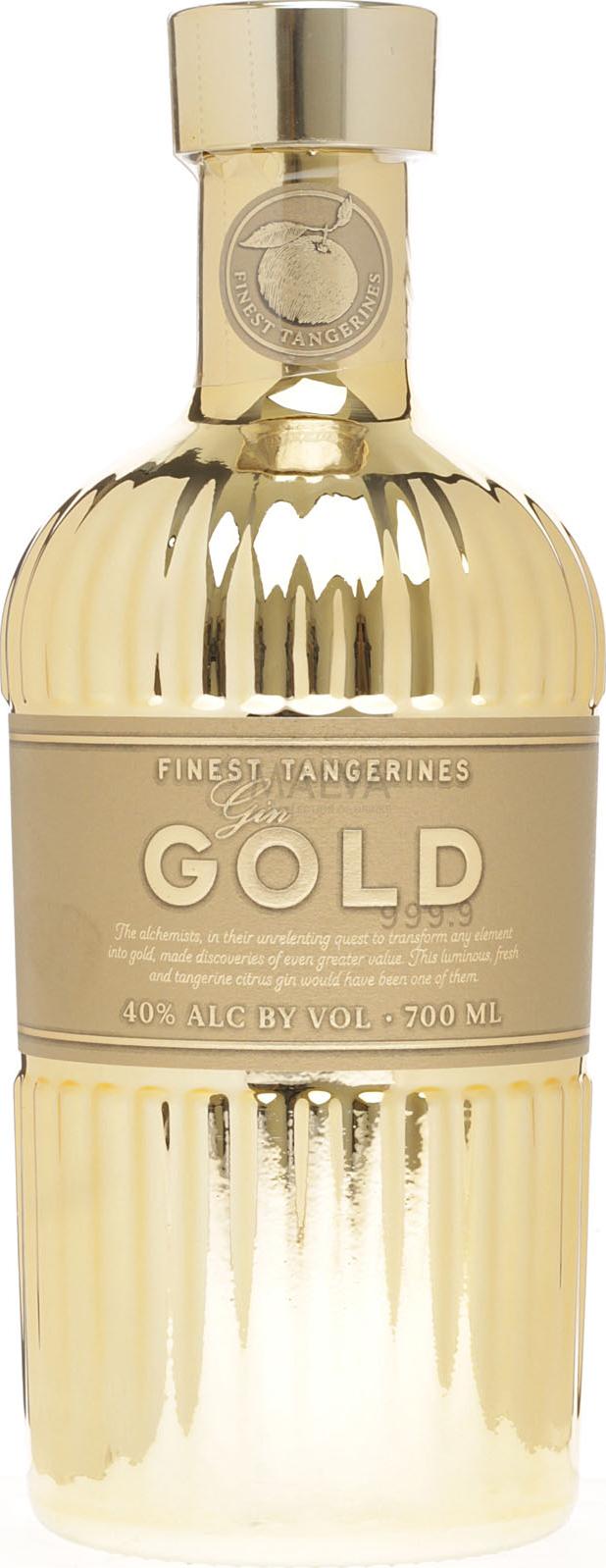 Gold 999.9 Finest Tangerines Gin 40% Vol. 0,7l @Malva