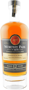 Worthy Park 12 Years Old Jamaica Rum 2006 56% Vol. 0,7l in Giftbox