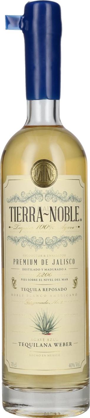 Tierra-Noble Reposado Tequila 100% Agave Azul 40% Vol. 0,7l– Malva