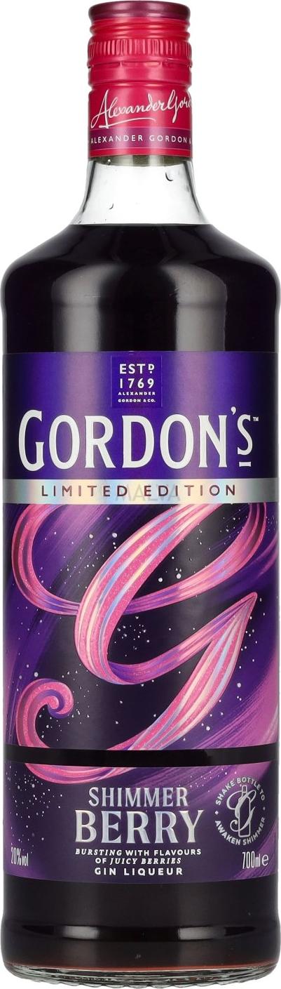 Gordon's Shimmer Berry Gin Liqueur Limited Edition 20% Vol. 0,7l